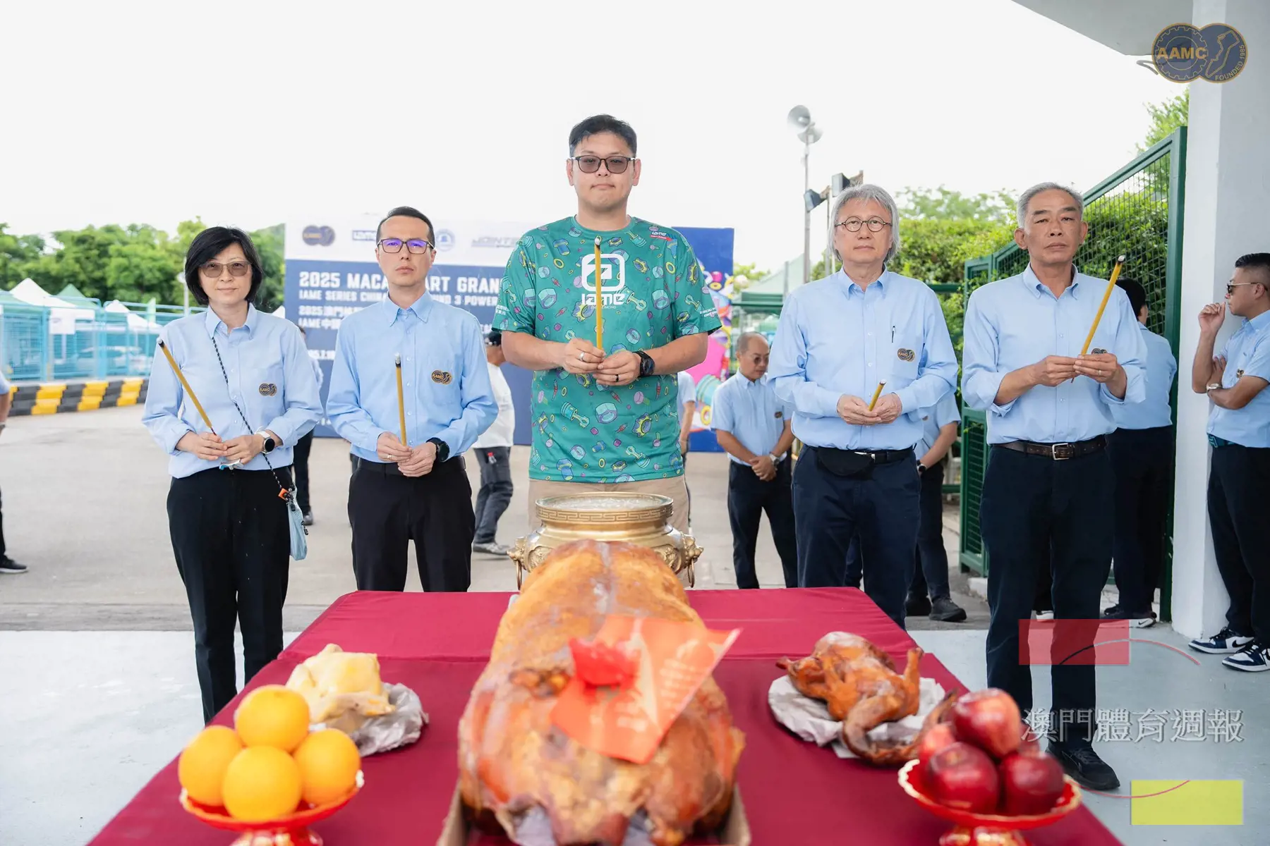 格蘭披治小型賽車大賽組委會舉行祈福儀式.jpg
