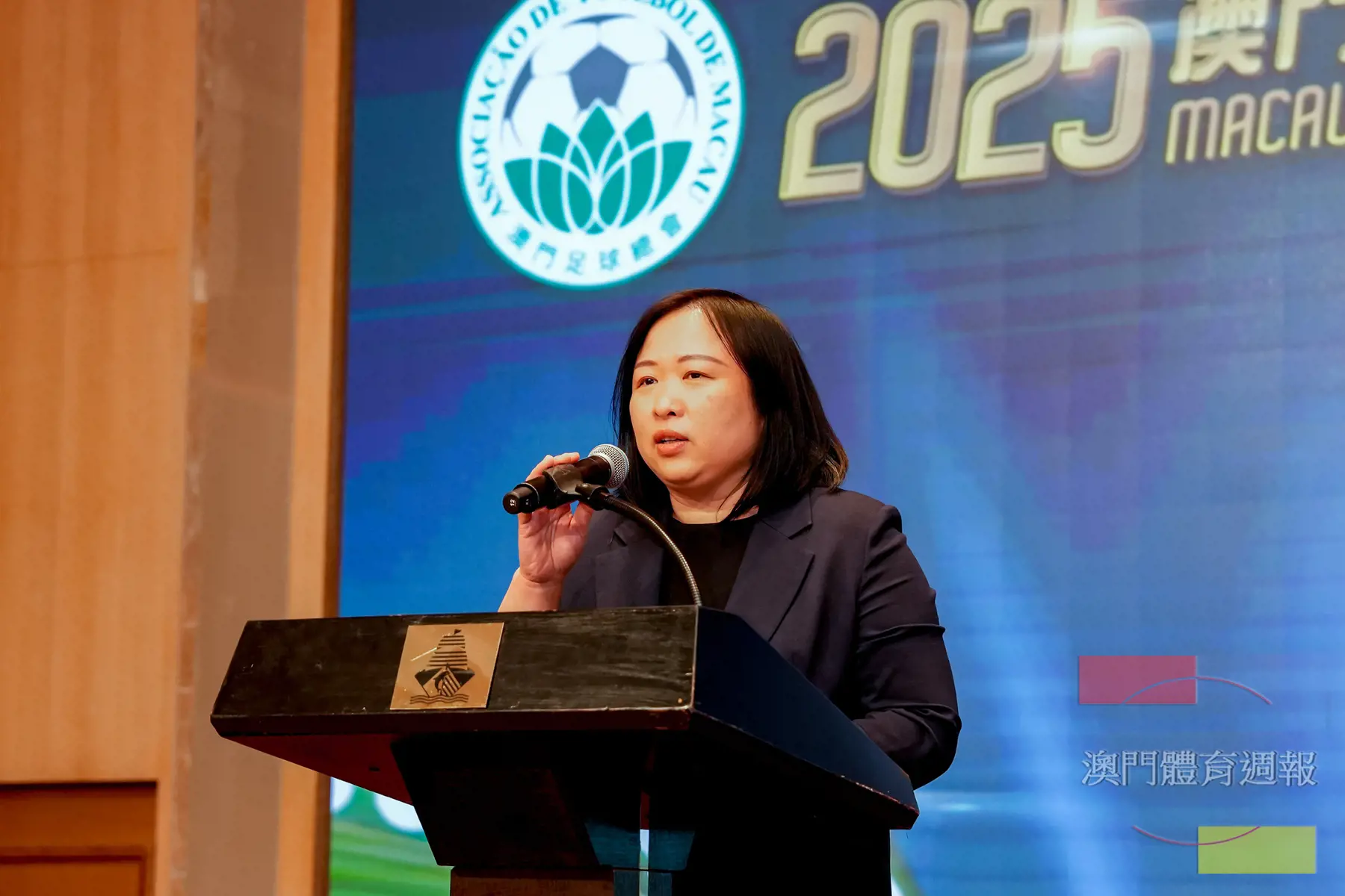 李詩靈表示體育局將繼續支持澳門足運發展.jpg