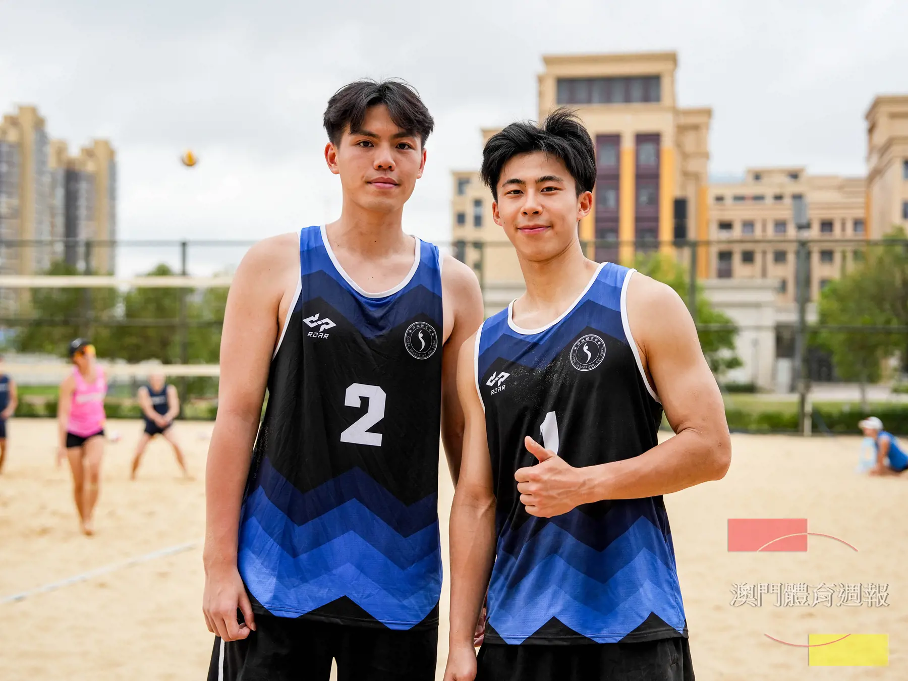 譚哲明（左）及戴坤鋮首度代表澳門參戰亞洲級運動會.jpg